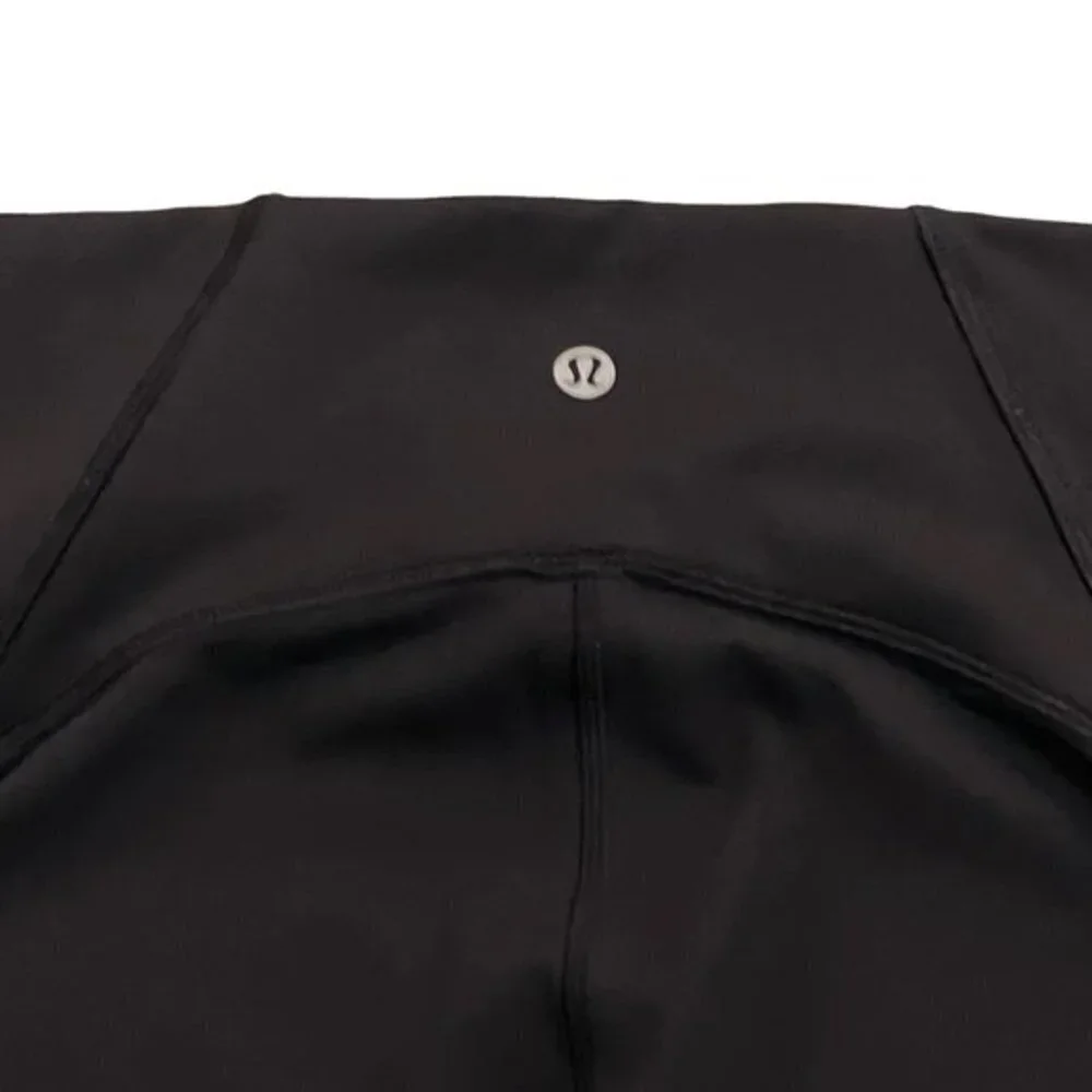 Lululemon Train Times Cropped Active Workout Leggings in Black Size 6
